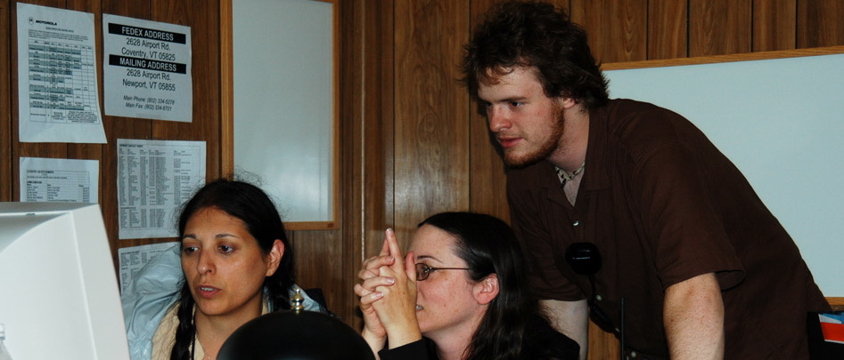 OPS production office at Phish Coventry Festival Newport VT 2004